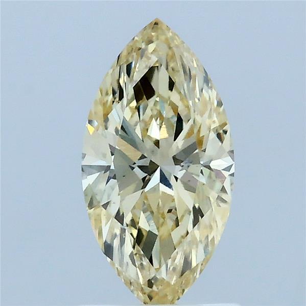 1.00 Carat Marquise Lab Grown Diamond, Fancy Yellow Color, VS1 Clarity