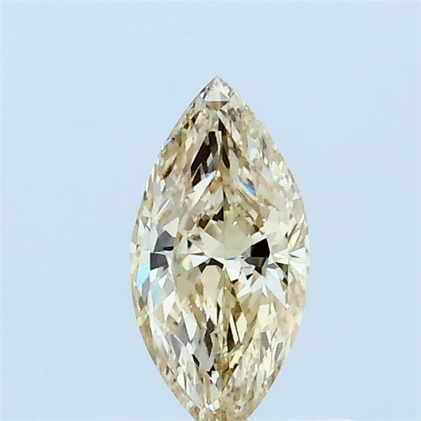 0.36 Carat Marquise Lab Grown Diamond, Fancy Yellow Color, VS1 Clarity