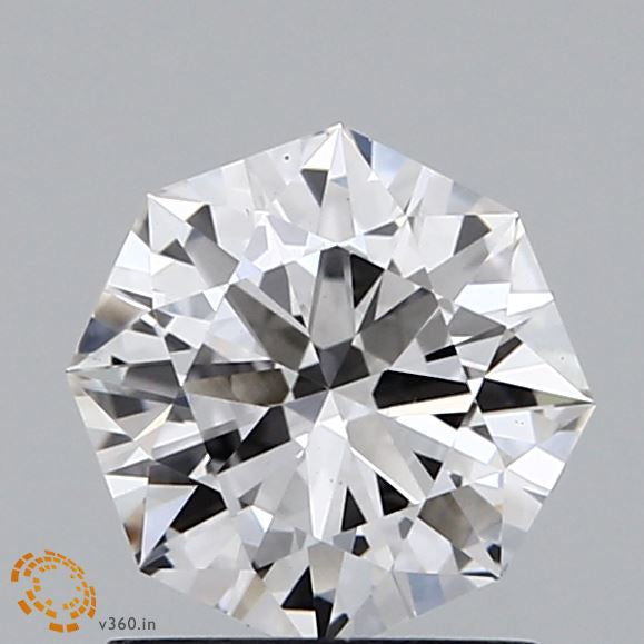 1.14 Carat Octagonal Modified Brilliant Lab Grown Diamond, Excellent Polish, G Color, VS1 Clarity