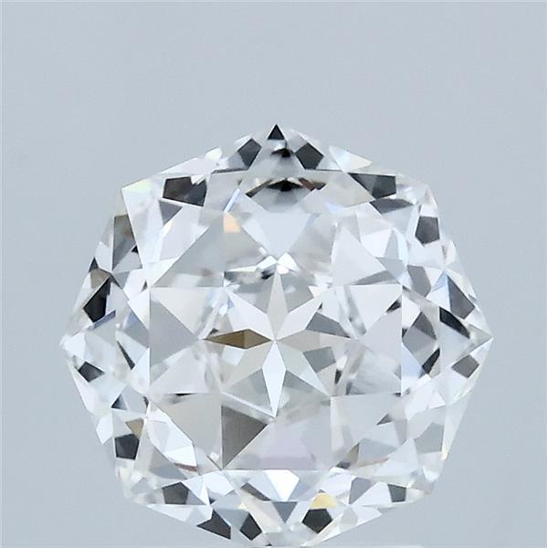 1.59 Carat Octagonal Mixed Cut Lab Grown Diamond, Excellent Polish, E Color, VVS2 Clarity