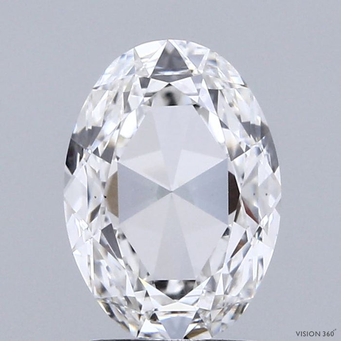 1.89 Carat Oval Mixed Cut Lab Grown Diamond, Excellent Polish, F Color, VS1 Clarity