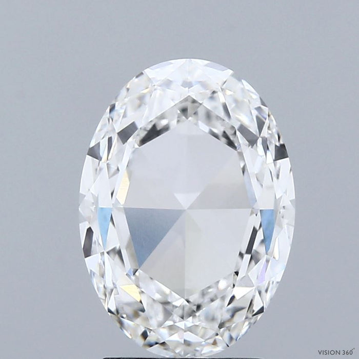 2.61 Carat Oval Mixed Cut Lab Grown Diamond, Excellent Polish, E Color, VVS2 Clarity