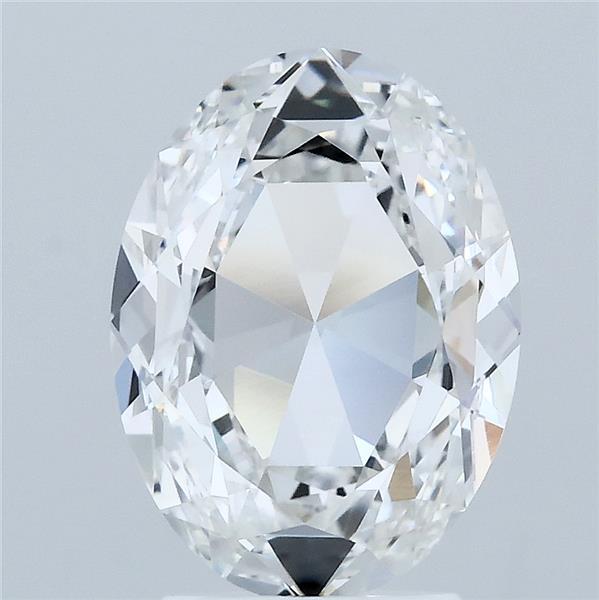 2.85 Carat Oval Mixed Cut Lab Grown Diamond, Excellent Polish, E Color, VVS2 Clarity