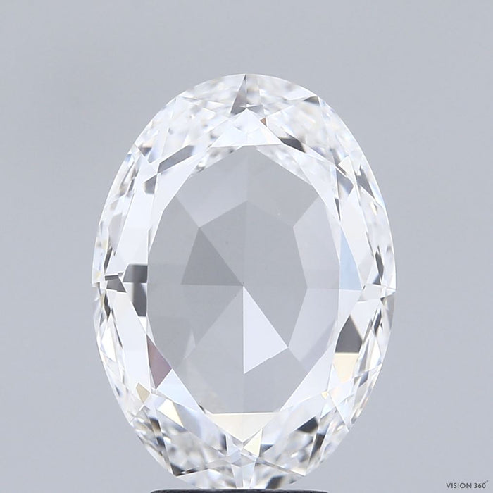 4.02 Carat Oval Mixed Cut Lab Grown Diamond, Excellent Polish, E Color, VVS1 Clarity