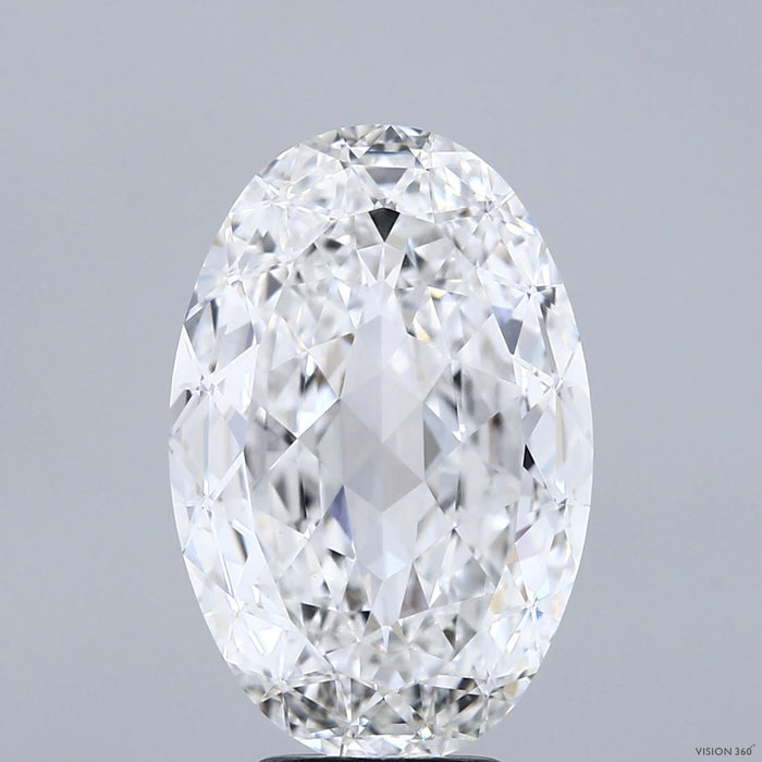 5.07 Carat Oval Mixed Cut Lab Grown Diamond, Excellent Polish, F Color, VVS2 Clarity