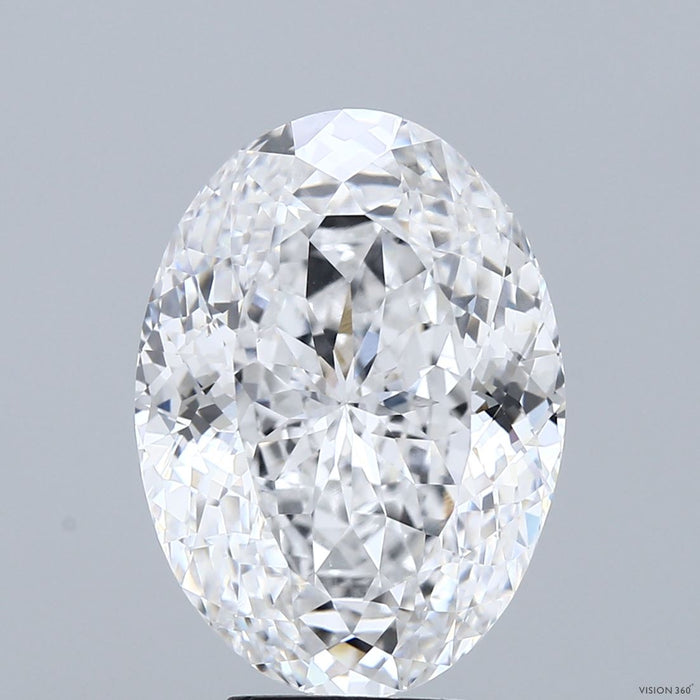 7.03 Carat Oval Mixed Cut Lab Grown Diamond, Excellent Polish, E Color, VVS2 Clarity