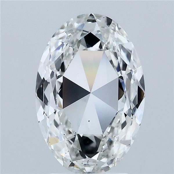 2.87 Carat Oval Rose Lab Grown Diamond, Excellent Polish, F Color, VS2 Clarity