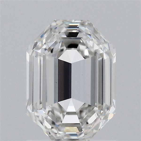 1.51 Carat Octagonal Step Cut Lab Grown Diamond, Excellent Polish, F Color, VS1 Clarity