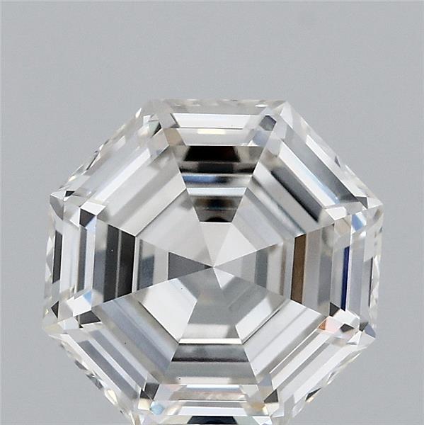 2.06 Carat Octagonal Step Cut Lab Grown Diamond, Excellent Polish, G Color, VS1 Clarity