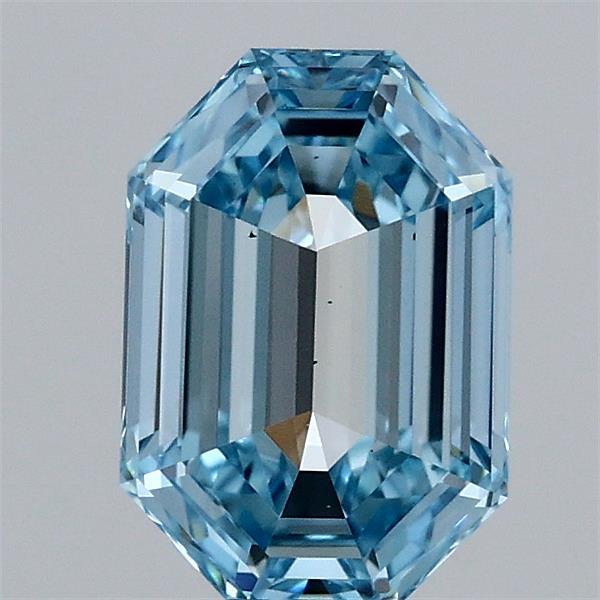1.21 Carat Other Lab Grown Diamond, Fancy Intense Blue Color, VS1 Clarity