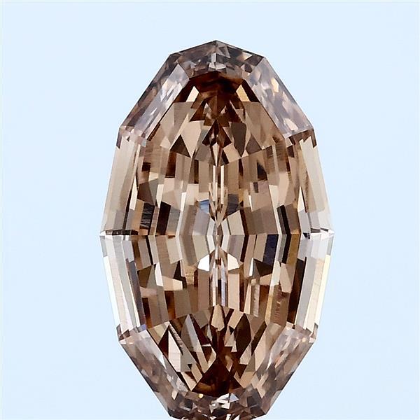 2.56 Carat Other Lab Grown Diamond, Fancy Brown Color, VVS2 Clarity
