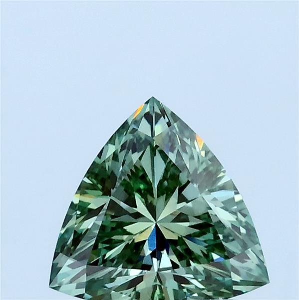 0.96 Carat Other Lab Grown Diamond, Fancy Vivid Green Color, VVS2 Clarity