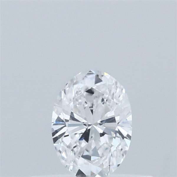 0.31 Carat Oval Lab Grown Diamond, Very Good Polish, D Color, VVS2 Clarity