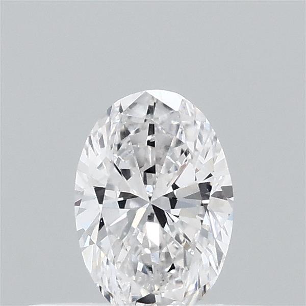 0.31 Carat Oval Lab Grown Diamond, Very Good Polish, D Color, VVS2 Clarity
