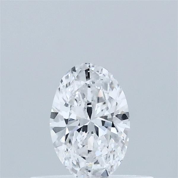 0.32 Carat Oval Lab Grown Diamond, Excellent Polish, D Color, VVS2 Clarity