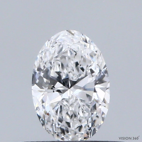 0.32 Carat Oval Lab Grown Diamond, Very Good Polish, D Color, VS1 Clarity