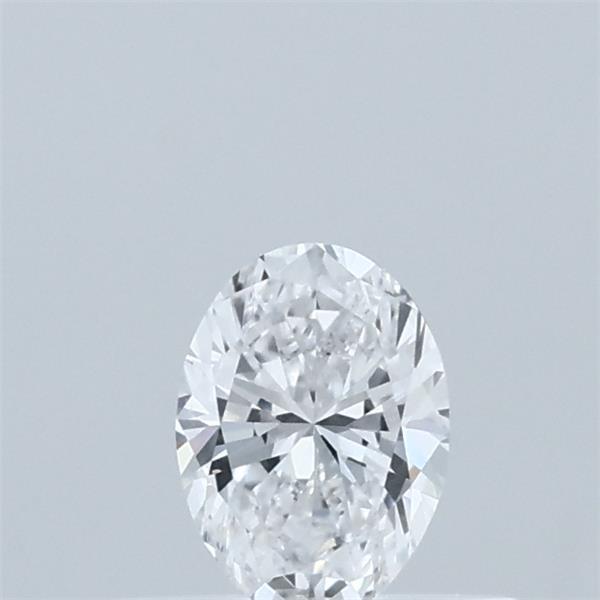 0.32 Carat Oval Lab Grown Diamond, Very Good Polish, D Color, VVS2 Clarity