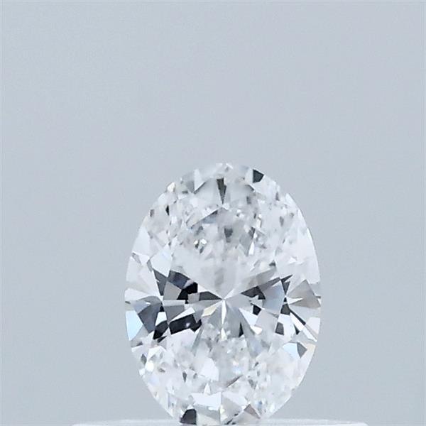 0.32 Carat Oval Lab Grown Diamond, Very Good Polish, D Color, VVS2 Clarity