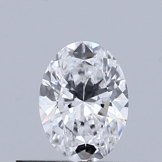 0.33 Carat Oval Lab Grown Diamond, Very Good Polish, D Color, VVS1 Clarity