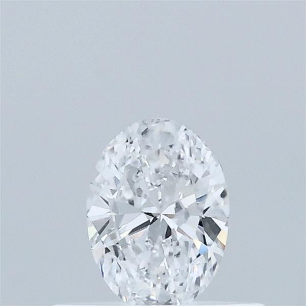 0.33 Carat Oval Lab Grown Diamond, Very Good Polish, D Color, VVS1 Clarity