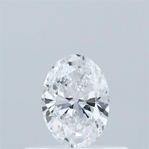 0.33 Carat Oval Lab Grown Diamond, Very Good Polish, D Color, VVS2 Clarity