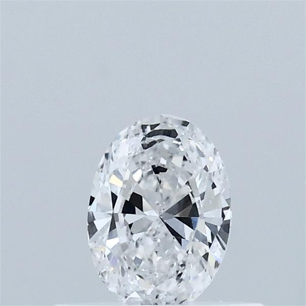 0.33 Carat Oval Lab Grown Diamond, Very Good Polish, D Color, VVS2 Clarity