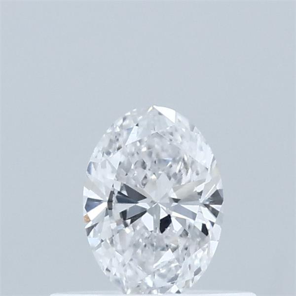 0.34 Carat Oval Lab Grown Diamond, Very Good Polish, D Color, VS1 Clarity