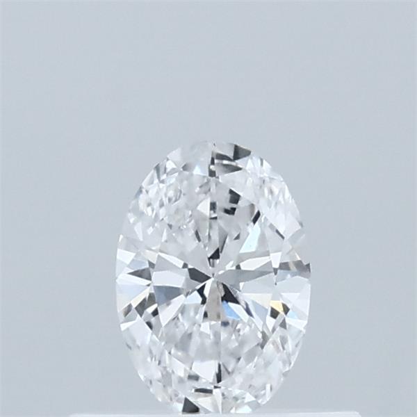 0.34 Carat Oval Lab Grown Diamond, Very Good Polish, D Color, VVS1 Clarity
