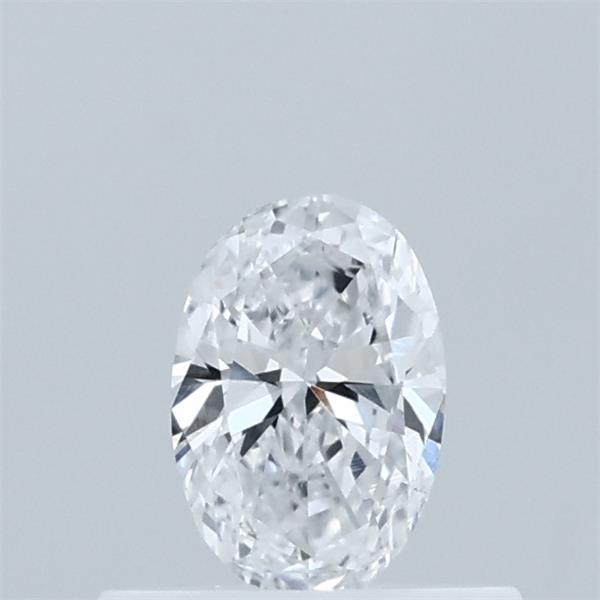 0.34 Carat Oval Lab Grown Diamond, Very Good Polish, D Color, VVS2 Clarity