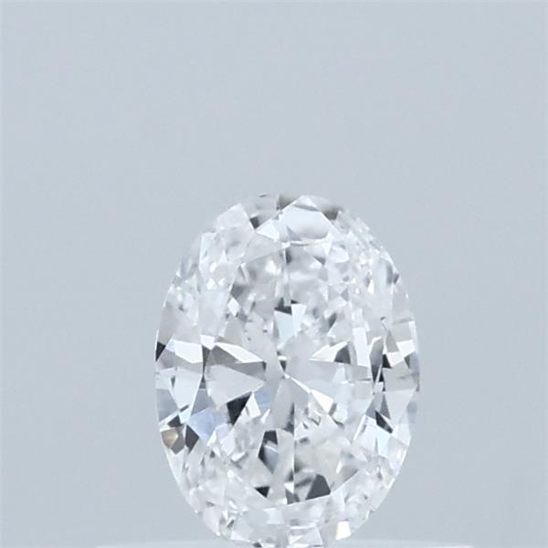 0.34 Carat Oval Lab Grown Diamond, Very Good Polish, D Color, VVS2 Clarity