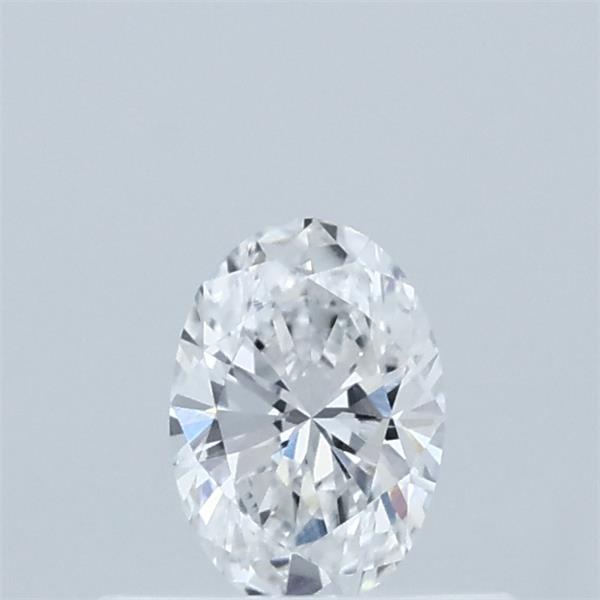 0.34 Carat Oval Lab Grown Diamond, Very Good Polish, D Color, VVS2 Clarity