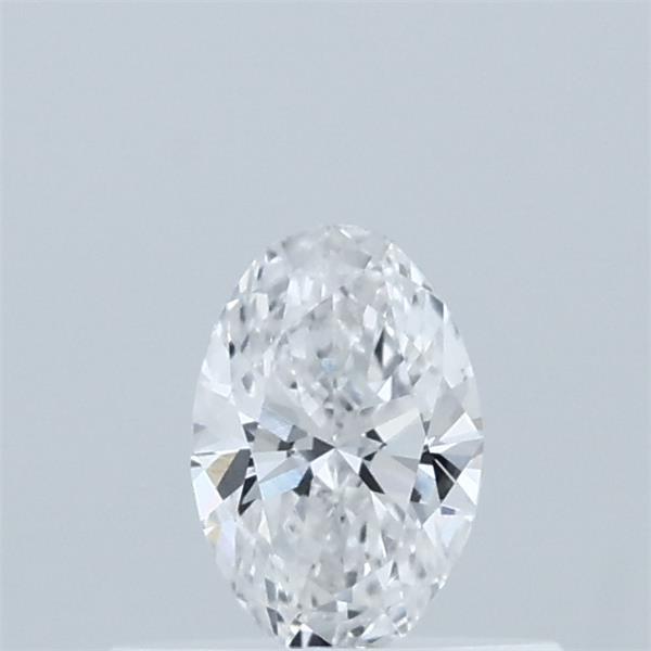 0.34 Carat Oval Lab Grown Diamond, Very Good Polish, D Color, VVS2 Clarity