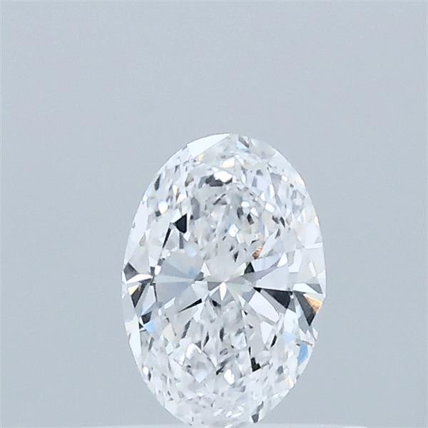 0.34 Carat Oval Lab Grown Diamond, Very Good Polish, D Color, VVS2 Clarity