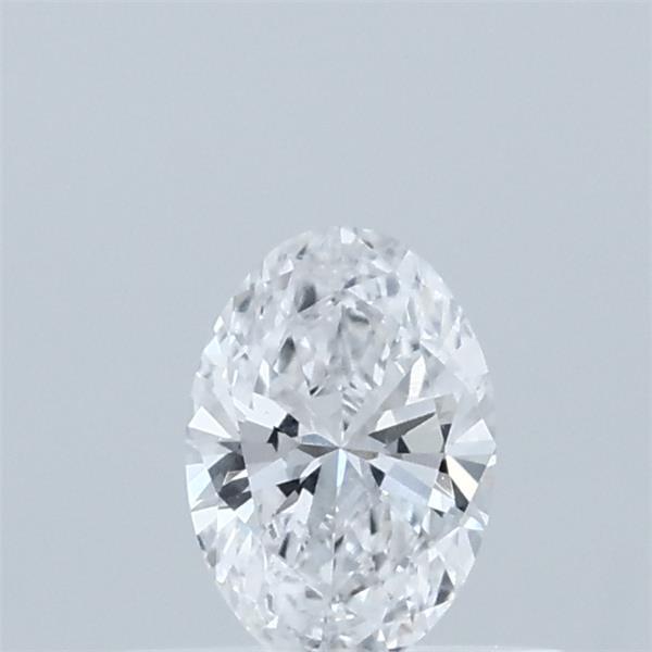 0.34 Carat Oval Lab Grown Diamond, Very Good Polish, D Color, VVS2 Clarity