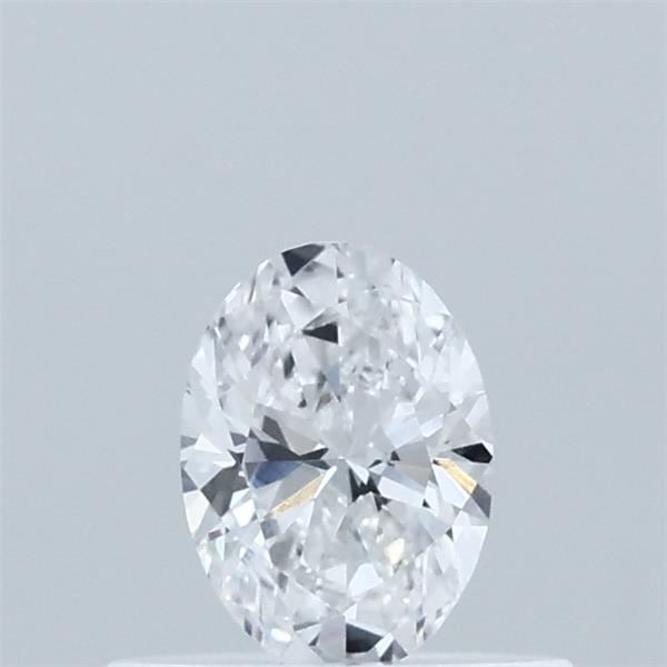 0.35 Carat Oval Lab Grown Diamond, Very Good Polish, D Color, VS2 Clarity