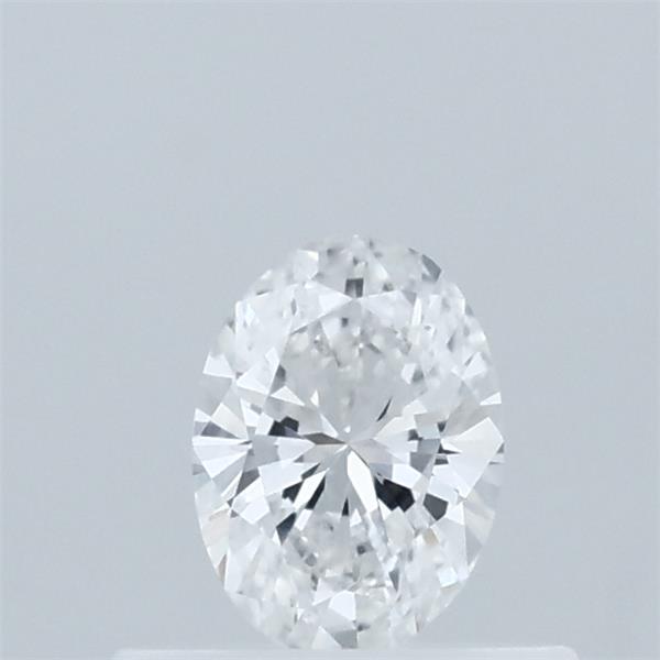 0.35 Carat Oval Lab Grown Diamond, Very Good Polish, D Color, VVS1 Clarity