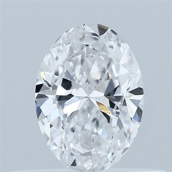 0.35 Carat Oval Lab Grown Diamond, Very Good Polish, D Color, VVS2 Clarity