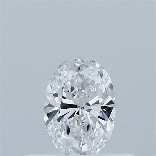 0.35 Carat Oval Lab Grown Diamond, Very Good Polish, D Color, VVS2 Clarity