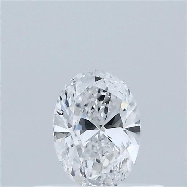 0.35 Carat Oval Lab Grown Diamond, Very Good Polish, D Color, VVS2 Clarity