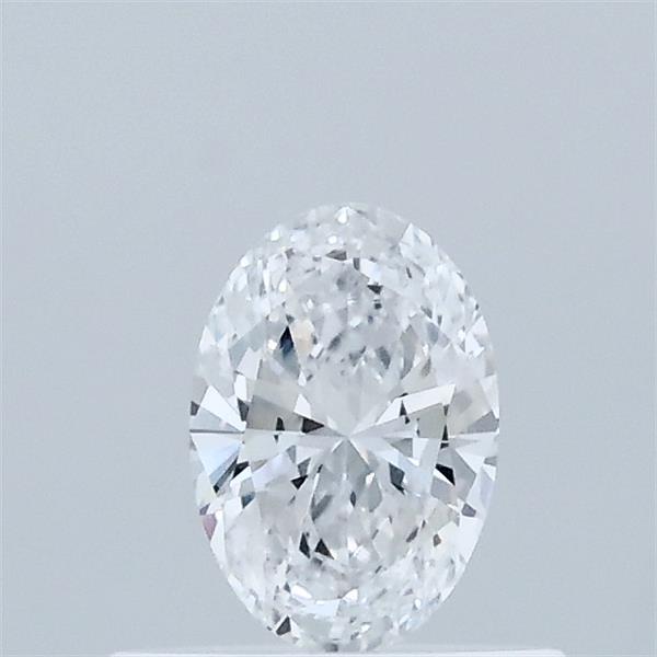 0.35 Carat Oval Lab Grown Diamond, Very Good Polish, D Color, VVS2 Clarity