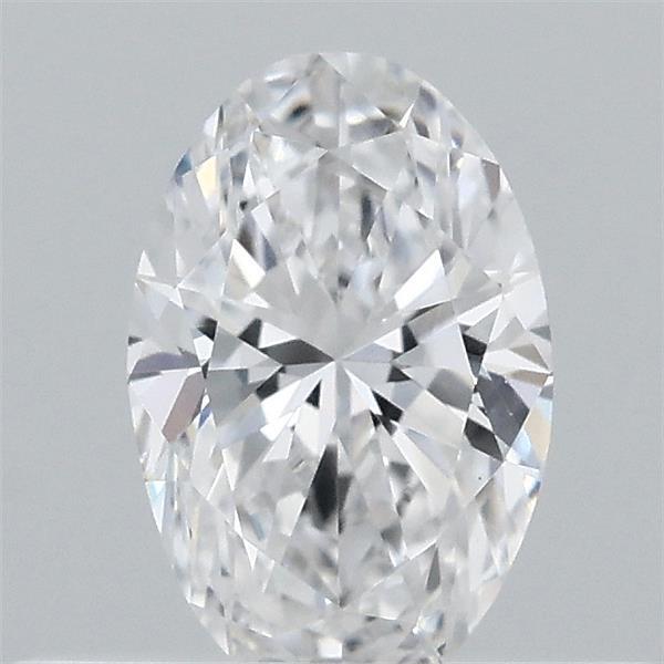 0.36 Carat Oval Lab Grown Diamond, Very Good Polish, D Color, VVS1 Clarity