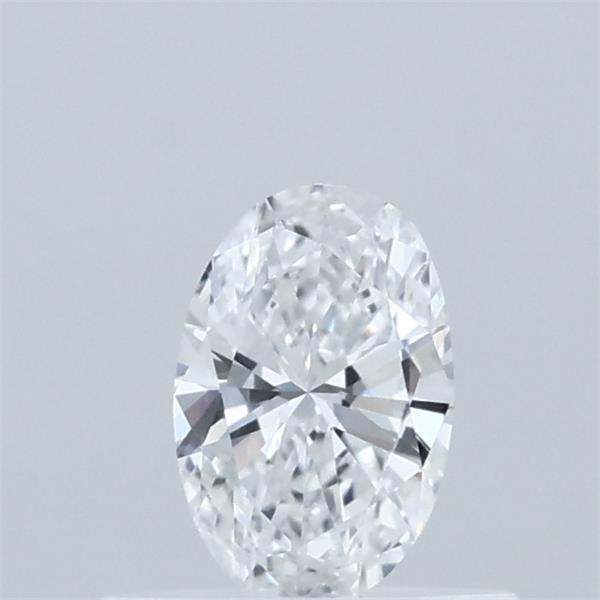 0.36 Carat Oval Lab Grown Diamond, Very Good Polish, D Color, VVS2 Clarity