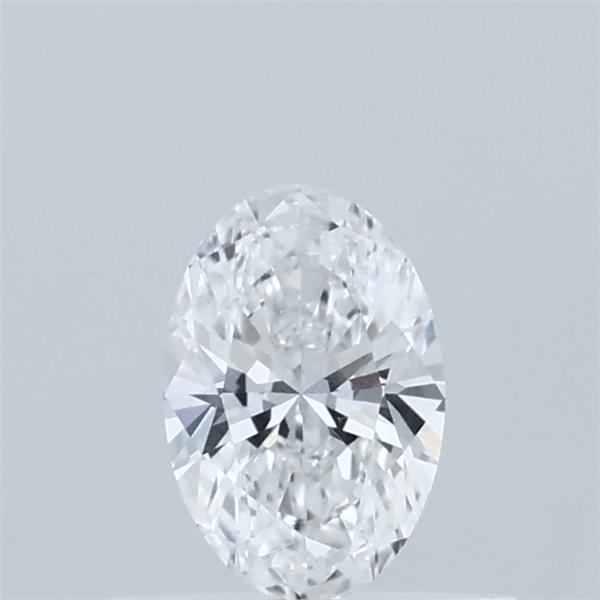 0.36 Carat Oval Lab Grown Diamond, Very Good Polish, D Color, VVS2 Clarity