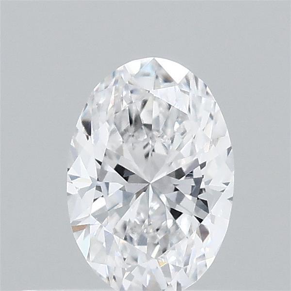 0.36 Carat Oval Lab Grown Diamond, Very Good Polish, D Color, VVS2 Clarity