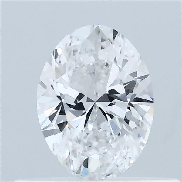 0.37 Carat Oval Lab Grown Diamond, Very Good Polish, D Color, VS1 Clarity
