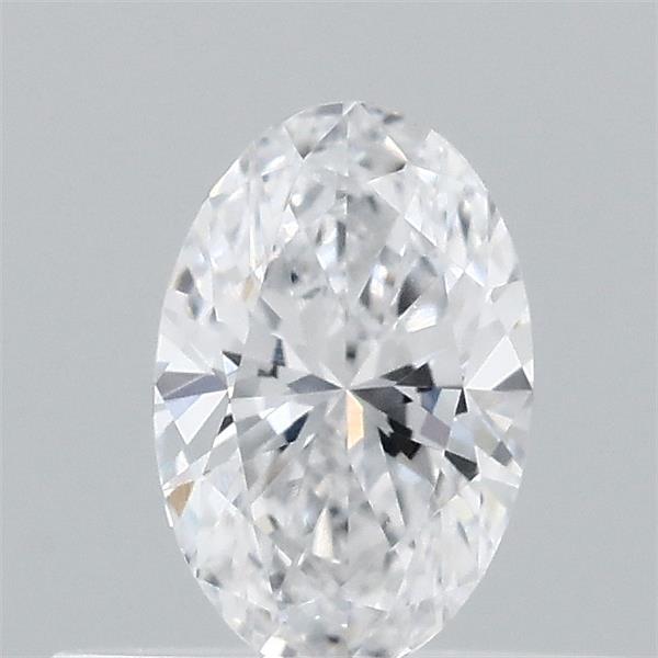 0.37 Carat Oval Lab Grown Diamond, Very Good Polish, D Color, VVS1 Clarity