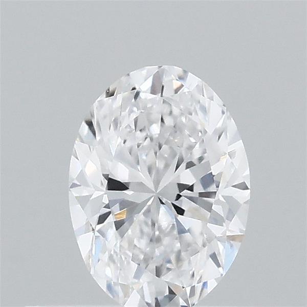 0.37 Carat Oval Lab Grown Diamond, Very Good Polish, D Color, VVS1 Clarity