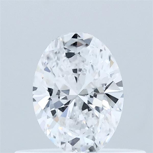 0.37 Carat Oval Lab Grown Diamond, Very Good Polish, D Color, VVS2 Clarity