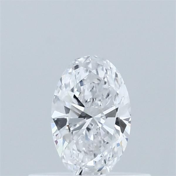 0.37 Carat Oval Lab Grown Diamond, Very Good Polish, D Color, VVS2 Clarity