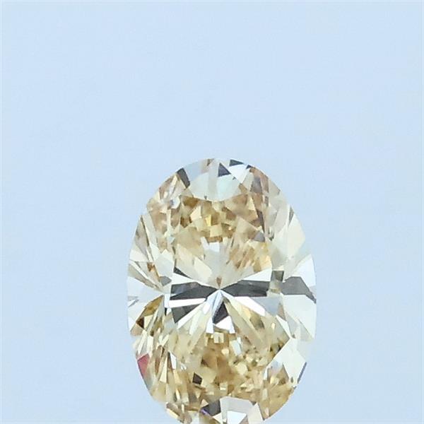 0.37 Carat Oval Lab Grown Diamond, Very Good Polish, S-T Color, VVS2 Clarity